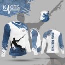 kite surf blue rashguard