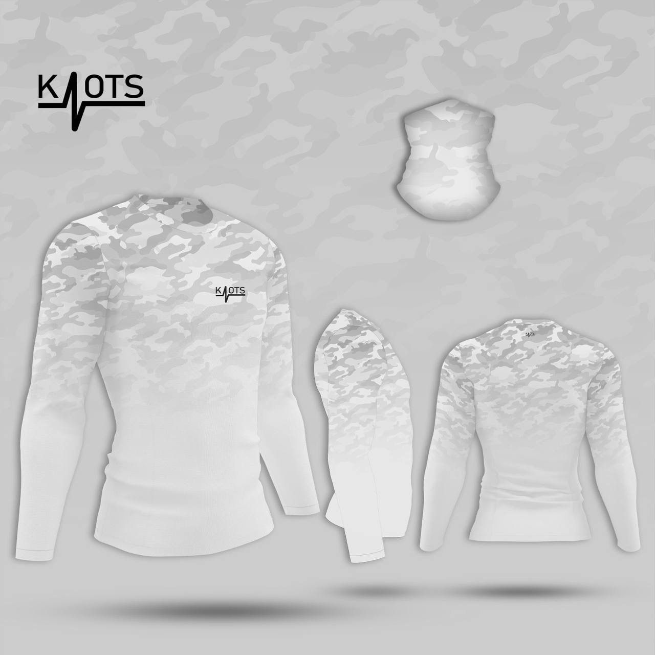 digital gray camo rashguard