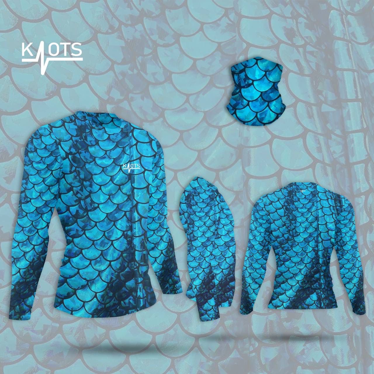 fish scale b rashguard