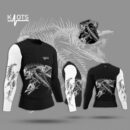 scale B&W rashguard